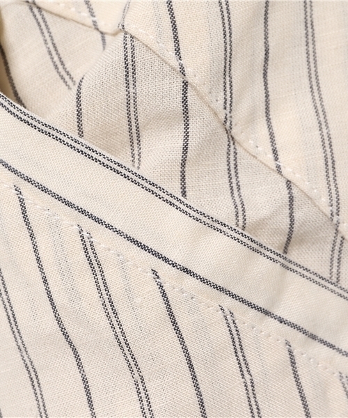 cepo（セポ）の「ノーカラースリットコート（ノーカラージャケット・レディース・ネイビー/ベージュ/アイボリー・MEDIUM）」の12枚目の写真