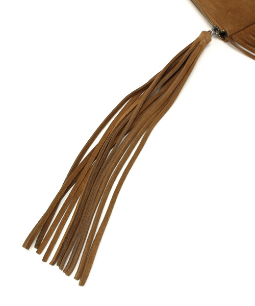 HELIOPOLE(エリオポール)の「【GINGER 6月号掲載】SANDIE PRAUX フリンジクラッチバッグ(クラッチバッグ・レディース・グリーン/ゴールド/グレー・FREE)」の5枚目の写真