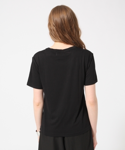 HARE(ハレ)の「スクエアハクプリントTEE(HARE)(Tシャツ/カットソー・レディース・ブラック/ホワイト・FREE)」の6枚目の写真