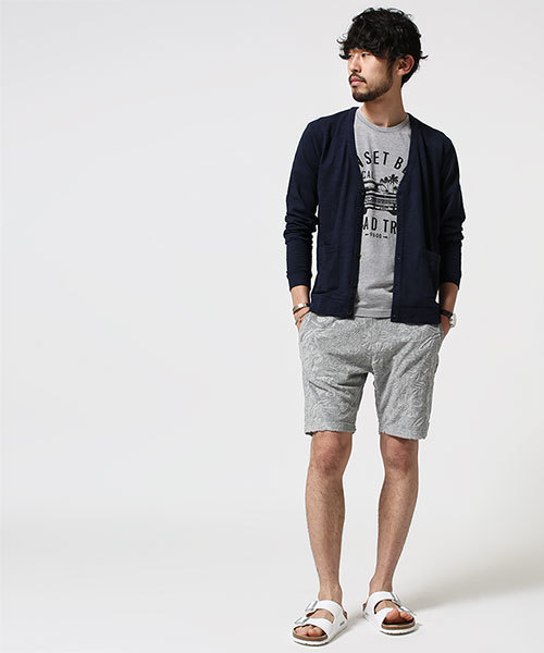 NANO universe（ナノユニバース）の「トロピカルパイルジャガードショーツ（その他パンツ・メンズ・グレー/カーキ/ネイビー・SMALL/LARGE/MEDIUM/X-LARGE）」の9枚目の写真