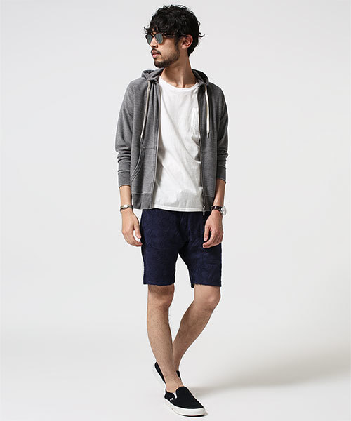 NANO universe（ナノユニバース）の「トロピカルパイルジャガードショーツ（その他パンツ・メンズ・グレー/カーキ/ネイビー・SMALL/LARGE/MEDIUM/X-LARGE）」の10枚目の写真