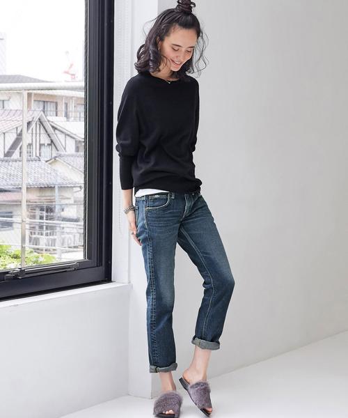 Lee（リー）の「[別注]CB LEE（リー）×GLR SLIM ストレート パンツ◆（デニムパンツ・レディース・コバルトブルー/ネイビー・X-SMALL/MEDIUM/SMALL）」の11枚目の写真