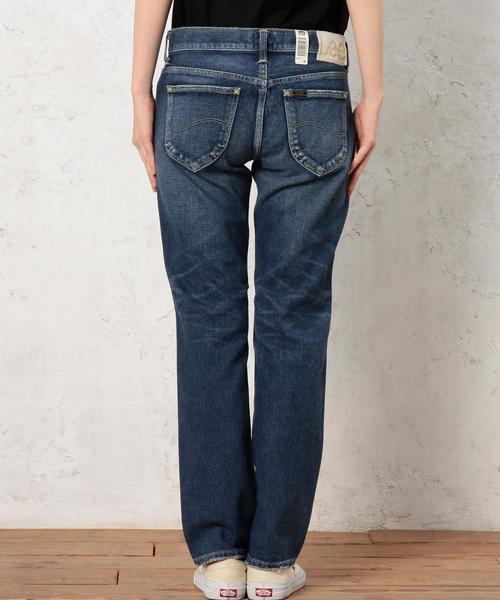 Lee（リー）の「[別注]CB LEE（リー）×GLR SLIM ストレート パンツ◆（デニムパンツ・レディース・コバルトブルー/ネイビー・X-SMALL/MEDIUM/SMALL）」の12枚目の写真