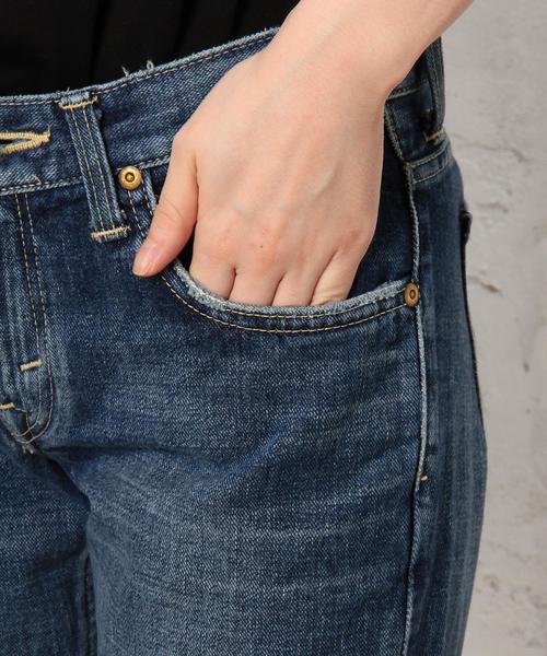 Lee（リー）の「[別注]CB LEE（リー）×GLR SLIM ストレート パンツ◆（デニムパンツ・レディース・コバルトブルー/ネイビー・X-SMALL/MEDIUM/SMALL）」の16枚目の写真