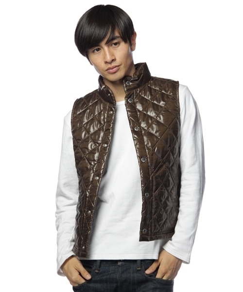 トラディショナル　ウェザーウェア   キルティングダウンベスト　WORKSOP martinique（マルティニーク）の「TRADITIONAL WEATHERWEAR