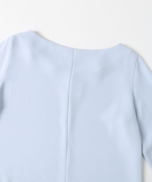 URBAN RESEARCH（アーバンリサーチ）の「 UR ワイドスリーブスリットブラウス（シャツ/ブラウス・レディース・ブルー系その他/ライトカーキ/オフホワイト・FREE）」の6枚目の写真