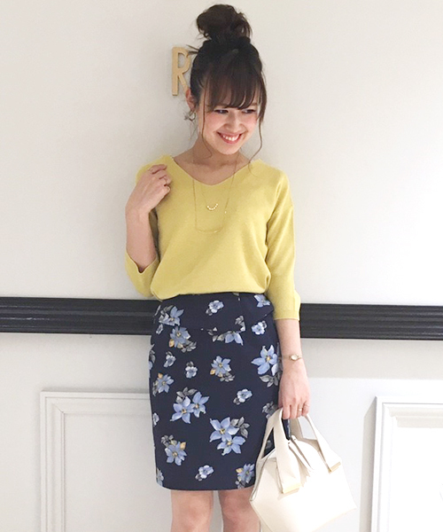 laboratory work（ラボラトリーワーク）の「花柄プリントチューリップ風スカート（スカート・レディース・その他14/ベージュ系その他・SMALL/MEDIUM）」の18枚目の写真