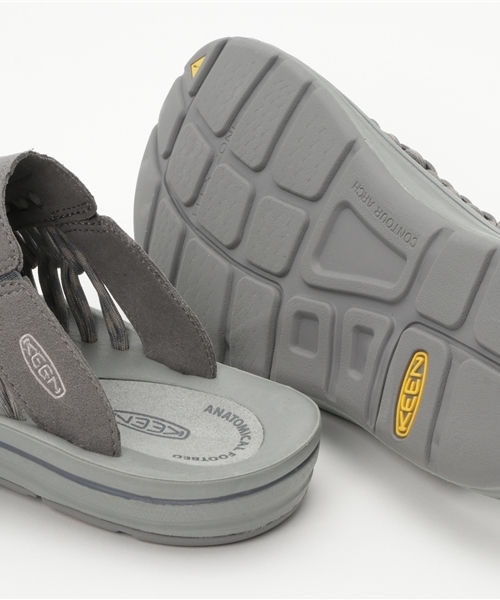 KEEN(キーン)の「UNEEK SLIDE / ユニーク スライド / メンズ スライドサンダル (サンダル・メンズ・グレー・28cm/26cm/26.5cm/30cm/27cm/25.5cm/29cm/27.5cm/25cm)」の3枚目の写真