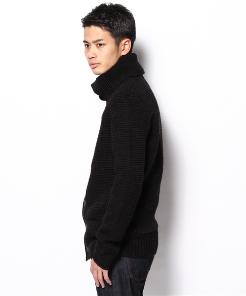 Lui's(ルイス)の「ニットブルゾン(ニット/セーター・メンズ・モカ/グレー/ブラック・SMALL/MEDIUM)」の10枚目の写真