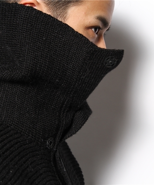 Lui's(ルイス)の「ニットブルゾン(ニット/セーター・メンズ・モカ/グレー/ブラック・SMALL/MEDIUM)」の8枚目の写真