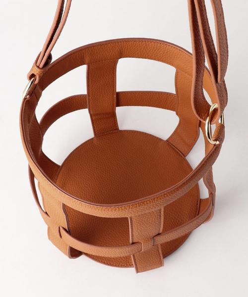 green label relaxing（グリーンレーベルリラクシング）の「KF BAG IN BAG ファーコンビバッグ ◆（ショルダーバッグ・レディース・ブラック/ブラウン・FREE）」の9枚目の写真