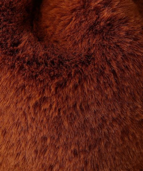 green label relaxing（グリーンレーベルリラクシング）の「KF BAG IN BAG ファーコンビバッグ ◆（ショルダーバッグ・レディース・ブラック/ブラウン・FREE）」の11枚目の写真