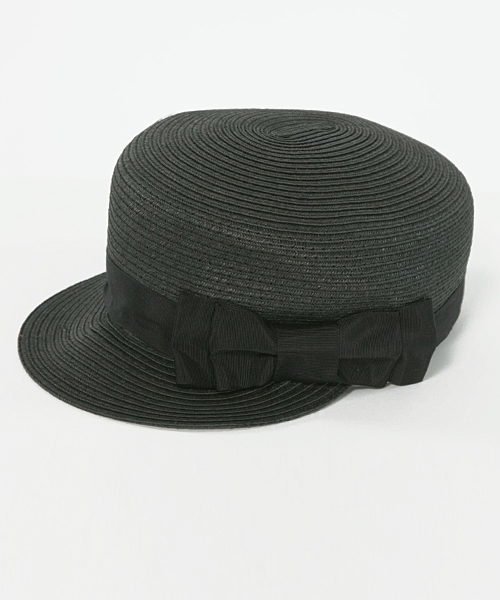 rosebullet（ローズブリット）の「グログランリボンキャスケット（ハット・レディース・ブラック系/ブラウン系・F）」の2枚目の写真