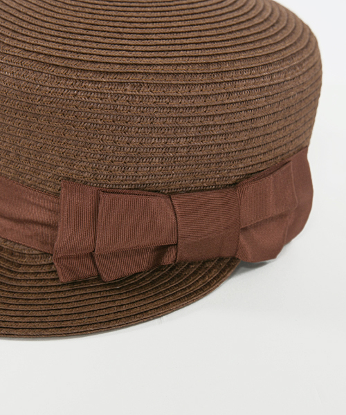 rosebullet（ローズブリット）の「グログランリボンキャスケット（ハット・レディース・ブラック系/ブラウン系・F）」の5枚目の写真