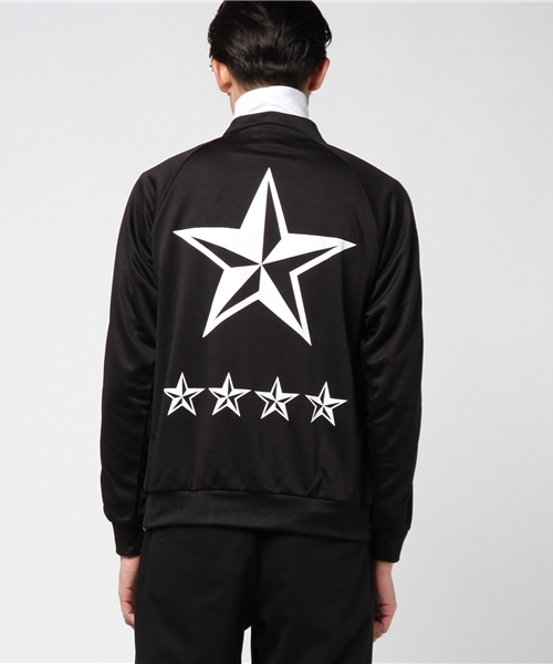 AZIONE/アジオネ/StarPrint JerseyBlouson AZIONE/アジオネ/StarPrint JerseyBlouson