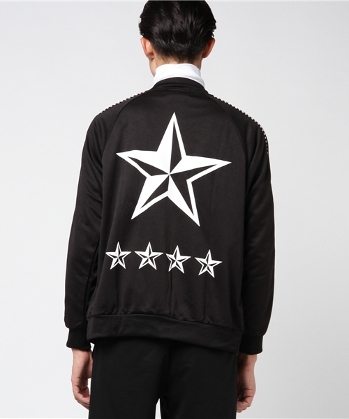 AZIONE/アジオネ/StarPrint JerseyBlouson AZIONE/アジオネ/StarPrint JerseyBlouson