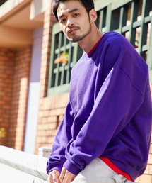 GILDAN | ギルダン USAオーバーサイズ ロングスリーブプルオーバークルースウェット(スウェット)