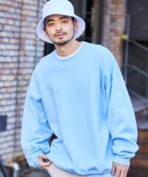 GILDAN | ギルダン USAオーバーサイズ ロングスリーブプルオーバークルースウェット(裏起毛)(スウェット)