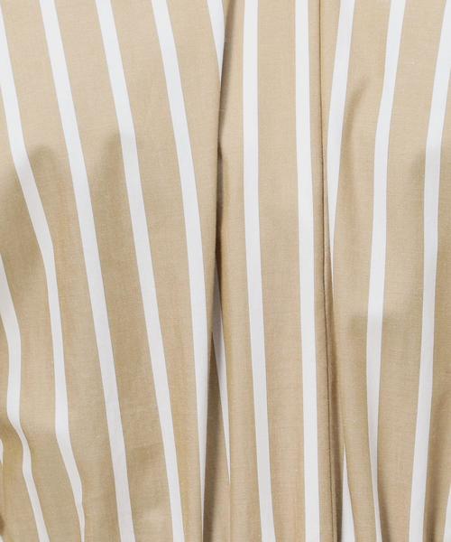 BEAUTY&YOUTH UNITED ARROWS(ビューティーアンドユースユナイテッドアローズ)の「BY コットンギャザーVネックドルマンスリーブワンピース ◆(ワンピース・レディース・ベージュ/オレンジ系その他/ネイビー・FREE)」の5枚目の写真