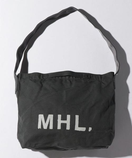 MHL.（エムエイチエル）の「＜MHL.＞ CANVAS SHOULDER/バッグ（ショルダーバッグ・メンズ・グレー/オリーブ・FREE）」の2枚目の写真