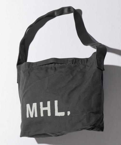 MHL.（エムエイチエル）の「＜MHL.＞ CANVAS SHOULDER/バッグ（ショルダーバッグ・メンズ・グレー/オリーブ・FREE）」の3枚目の写真