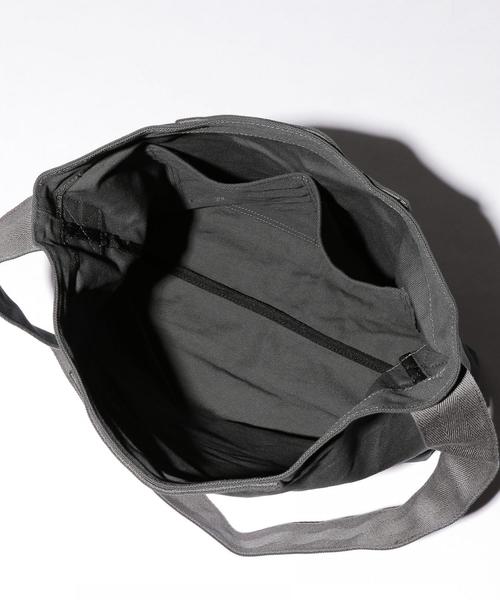 MHL.（エムエイチエル）の「＜MHL.＞ CANVAS SHOULDER/バッグ（ショルダーバッグ・メンズ・グレー/オリーブ・FREE）」の6枚目の写真