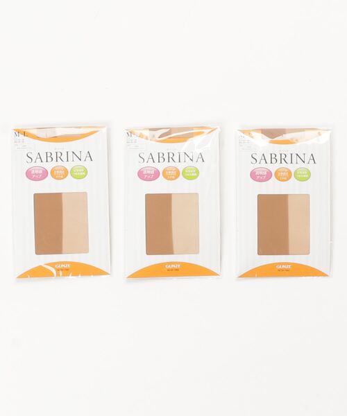 SABRINA(サブリナ)の「【SABRINA】なめらかゾッキパンスト 3足組(タイツ/ストッキング・レディース・ブラック/ナチュラル/ベージュ系その他4/ブラウン系その他・L~LL/M~L)」の3枚目の写真