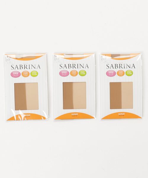 SABRINA(サブリナ)の「【SABRINA】なめらかゾッキパンスト 3足組(タイツ/ストッキング・レディース・ブラック/ナチュラル/ベージュ系その他4/ブラウン系その他・L~LL/M~L)」の4枚目の写真