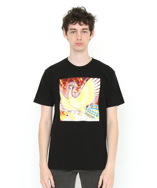 graniph(グラニフ)の「コラボレーションTシャツ/手塚治虫(火の鳥はばたき)(Tシャツ/カットソー)」|ブラック