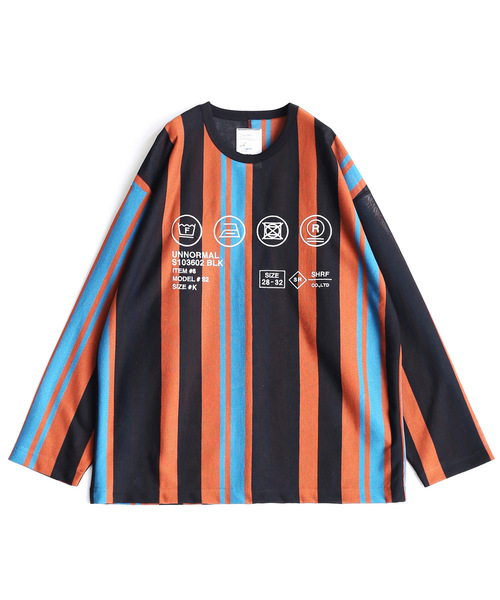 SHAREEF（シャリーフ）の「BE MALTI STRIPE L/S PULL-OVER（Tシャツ