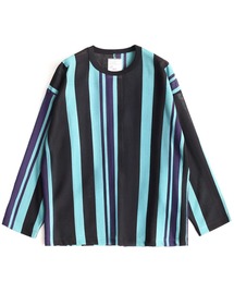SHAREEF | BE MALTI STRIPE L/S PULL-OVER(Tシャツ/カットソー)