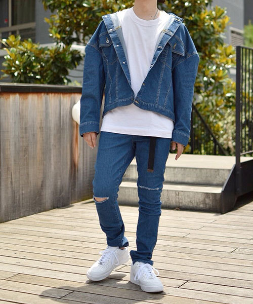 kutir（クティール）の「big denim jacket / ビッグデニムGジャン