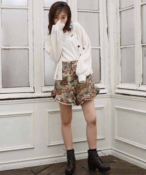 one after another NICE CLAUP(ワンアフターアナザーナイスクラップ)の「サーマルVあきカーディガン(カーディガン/ボレロ・レディース・グレー/ピンク/アイボリー/ベージュ系その他・FREE)」の14枚目の写真