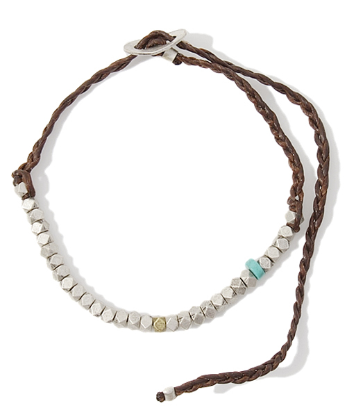 WEGO（ウィゴー）の「WEGO/メタルストーンブレスレット（ブレスレット・メンズ・ブラウン/ブルー/レッド・FREE）」の2枚目の写真