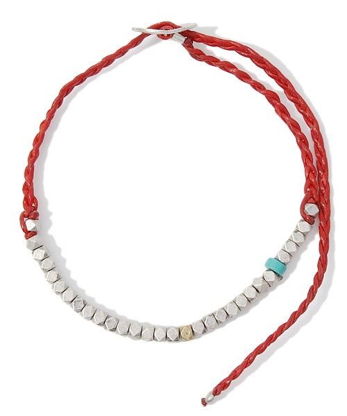 WEGO（ウィゴー）の「WEGO/メタルストーンブレスレット（ブレスレット・メンズ・ブラウン/ブルー/レッド・FREE）」の3枚目の写真