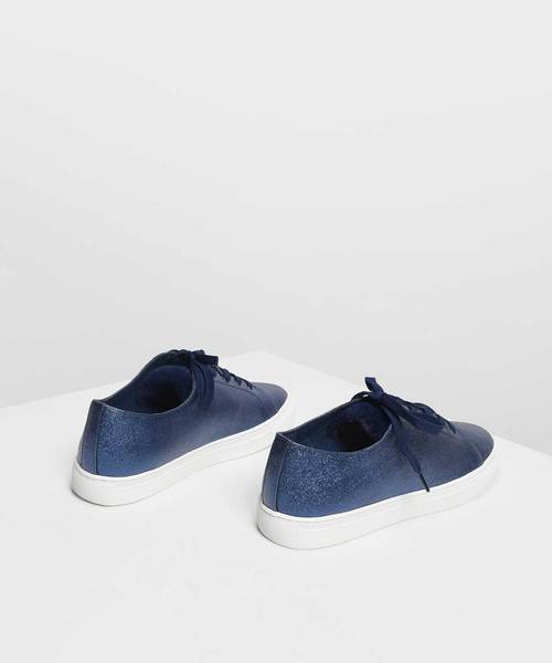 CHARLES & KEITH(チャールズ & キース)の「メタリックスニーカー / Metallic Sneakers(スニーカー・レディース・ライトグレー/パープル/ブルー・22.5cm/23cm/23.5cm/24.5cm/25cm/25.5cm)」の7枚目の写真