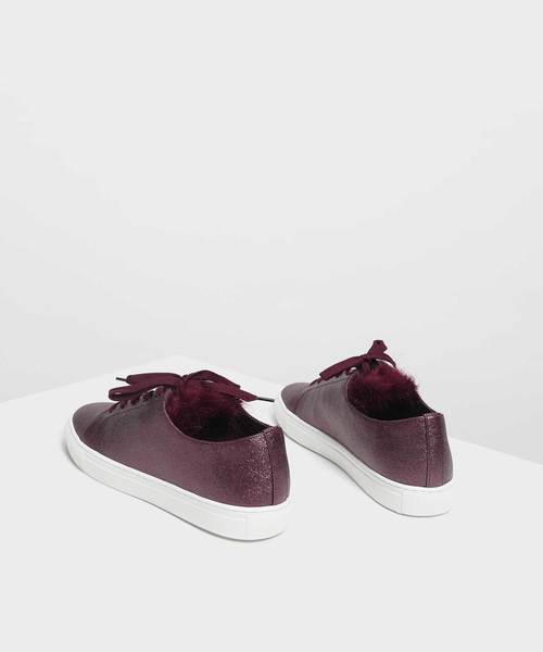 CHARLES & KEITH(チャールズ & キース)の「メタリックスニーカー / Metallic Sneakers(スニーカー・レディース・ライトグレー/パープル/ブルー・22.5cm/23cm/23.5cm/24.5cm/25cm/25.5cm)」の10枚目の写真