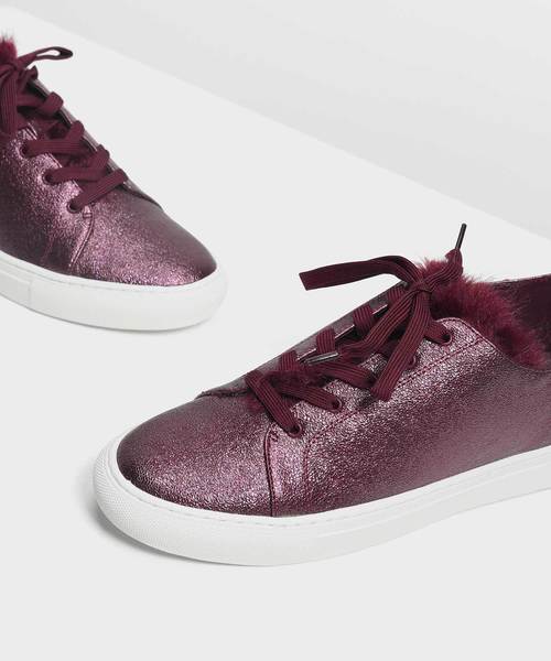 CHARLES & KEITH(チャールズ & キース)の「メタリックスニーカー / Metallic Sneakers(スニーカー・レディース・ライトグレー/パープル/ブルー・22.5cm/23cm/23.5cm/24.5cm/25cm/25.5cm)」の5枚目の写真