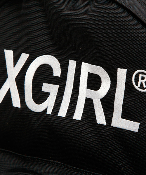 X-girl(エックスガール)の「LOGO BACKPACK(バックパック/リュック・レディース・ブラック/レッド/ブルー・ONE SIZE)」の12枚目の写真