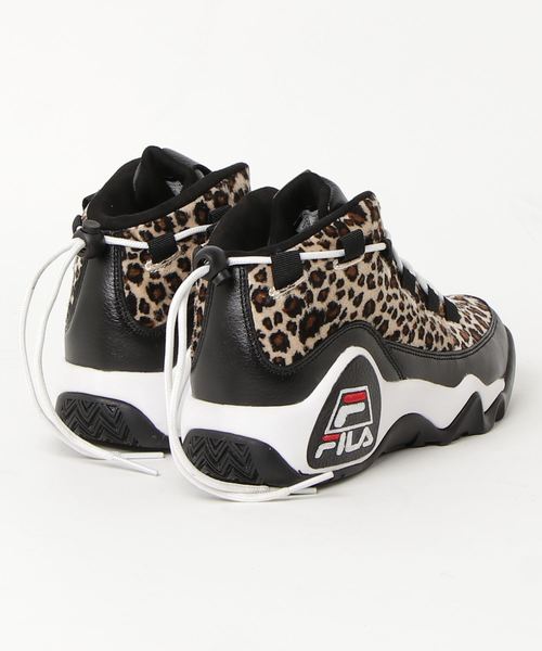 FILA,FILA / 95 PRIMO LEOPARD FUR (BK/RD/WH) - WEAR FILA,FILA / 95 PRIMO LEOPARD FUR (BK/RD/WH) - WEAR