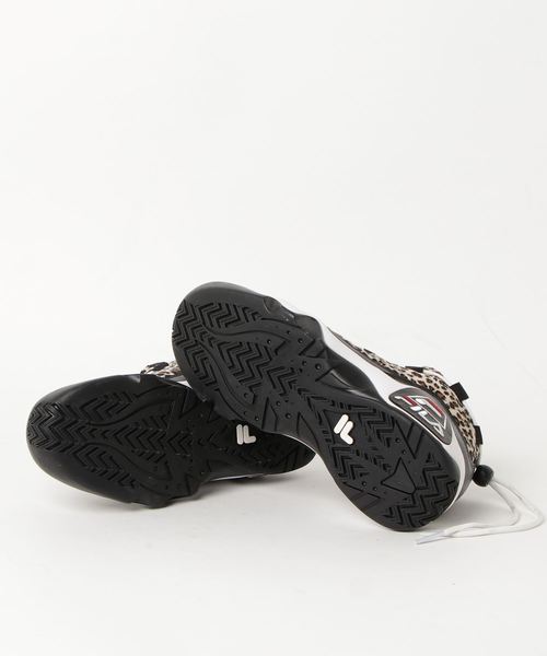 FILA,FILA / 95 PRIMO LEOPARD FUR (BK/RD/WH) - WEAR FILA,FILA / 95 PRIMO LEOPARD FUR (BK/RD/WH) - WEAR