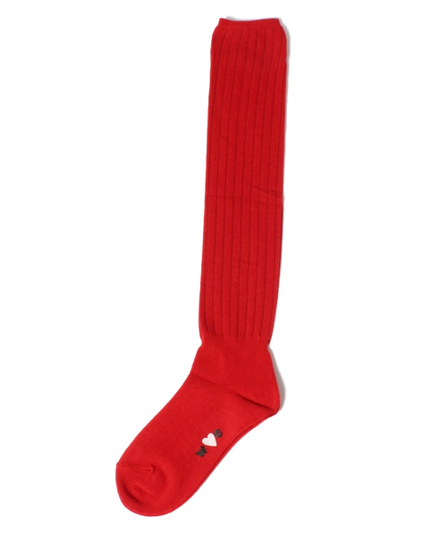 WC(ダブル シー)の「wc/リブルーズ靴下(ソックス/靴下・レディース・ブラック/ブルー/レッド/ワイン・FREE)」の3枚目の写真