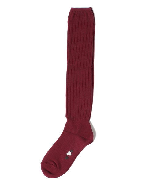 WC(ダブル シー)の「wc/リブルーズ靴下(ソックス/靴下・レディース・ブラック/ブルー/レッド/ワイン・FREE)」の4枚目の写真