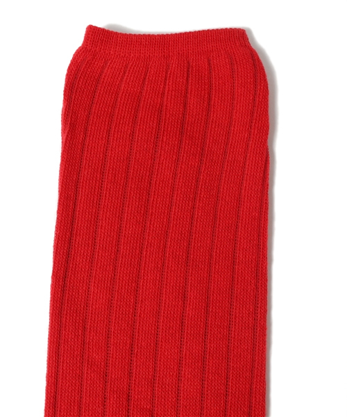 WC(ダブル シー)の「wc/リブルーズ靴下(ソックス/靴下・レディース・ブラック/ブルー/レッド/ワイン・FREE)」の5枚目の写真