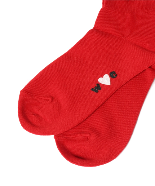 WC(ダブル シー)の「wc/リブルーズ靴下(ソックス/靴下・レディース・ブラック/ブルー/レッド/ワイン・FREE)」の6枚目の写真