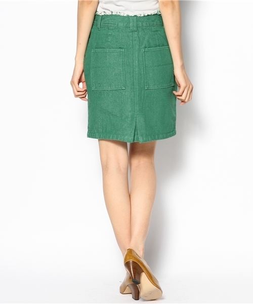 Kastane（カスタネ）の「ウエスト裁ち切りスカート（スカート・レディース・ブルー/グレー/グリーン/ブラック・X-SMALL/SMALL/LARGE/MEDIUM）」の14枚目の写真