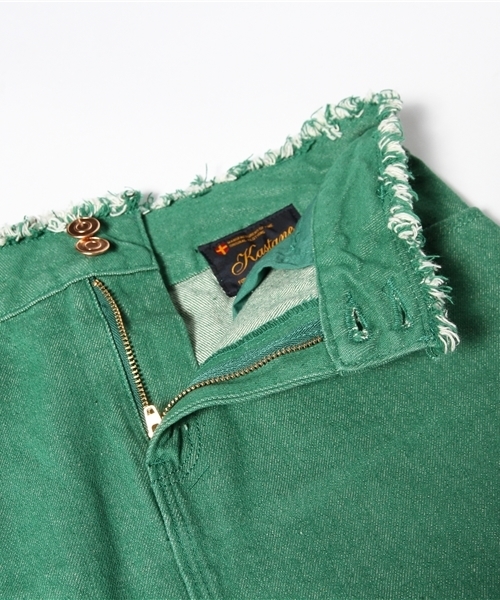 Kastane（カスタネ）の「ウエスト裁ち切りスカート（スカート・レディース・ブルー/グレー/グリーン/ブラック・X-SMALL/SMALL/LARGE/MEDIUM）」の15枚目の写真