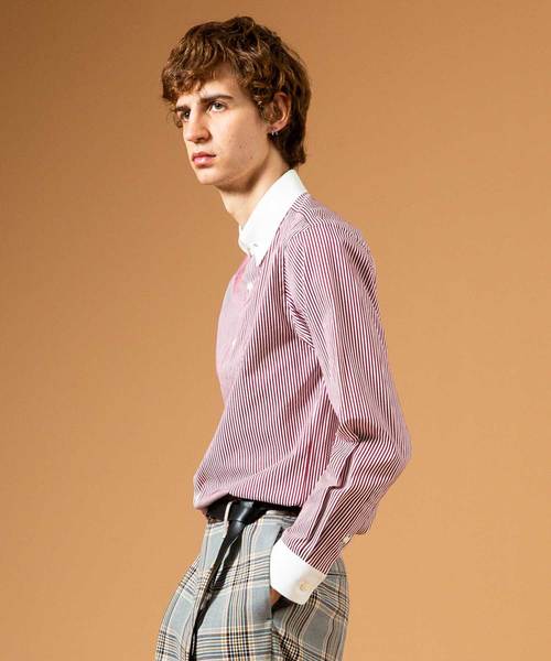 UNITED TOKYO(ユナイテッドトウキョウ)の「ストライプカラーバーシャツ(シャツ/ブラウス・メンズ・レッド/ブラック/ホワイト・1/2/3)」の5枚目の写真