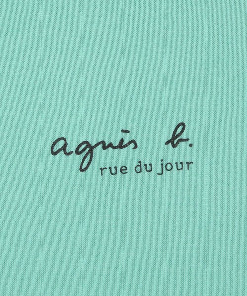 agnes b.（アニエスベー）の「[HOMME] HOODED PARKA WITH LOGO（パーカー・メンズ・ホワイト/ブラック/ミント・M/L/XL）」の16枚目の写真