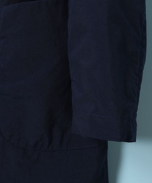 DANTON（ダントン）の「ダントン DANTON / ナイロンタフタステンカラーコート Nylon Taffta Staincollar Coat（ステンカラーコート・レディース・サンドベージュ/ネイビー/サックスブルー/ローズ・34/36）」の8枚目の写真